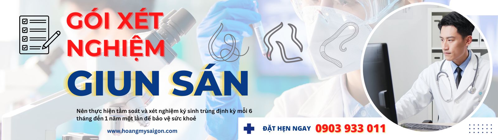   XN 005 GÓI XÉT NGHIỆM GIUN SÁN